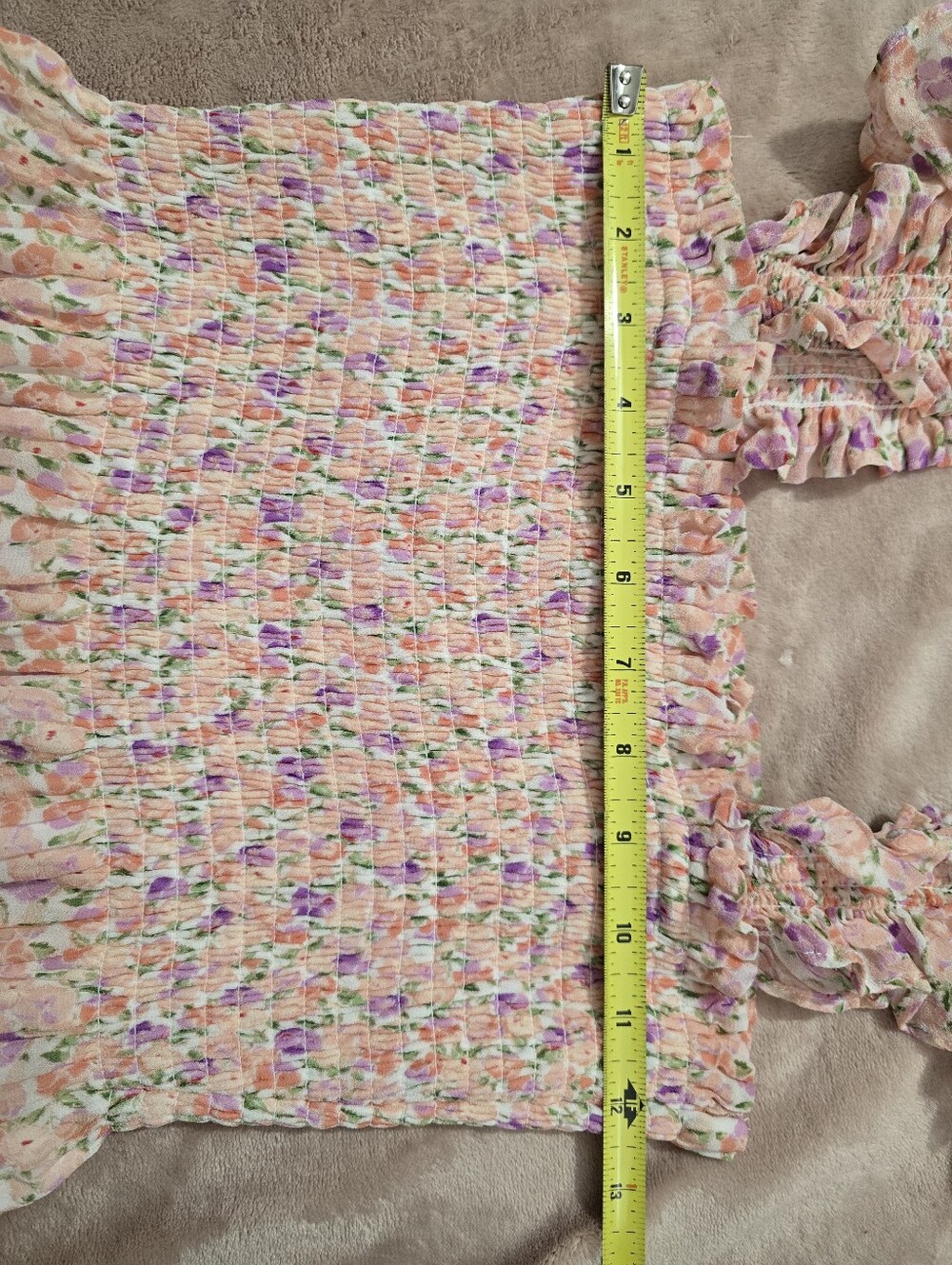 Hill House Ellie Nap Dress in Pansy Pink Floral Georgette Size XS - Picture 8 of 12